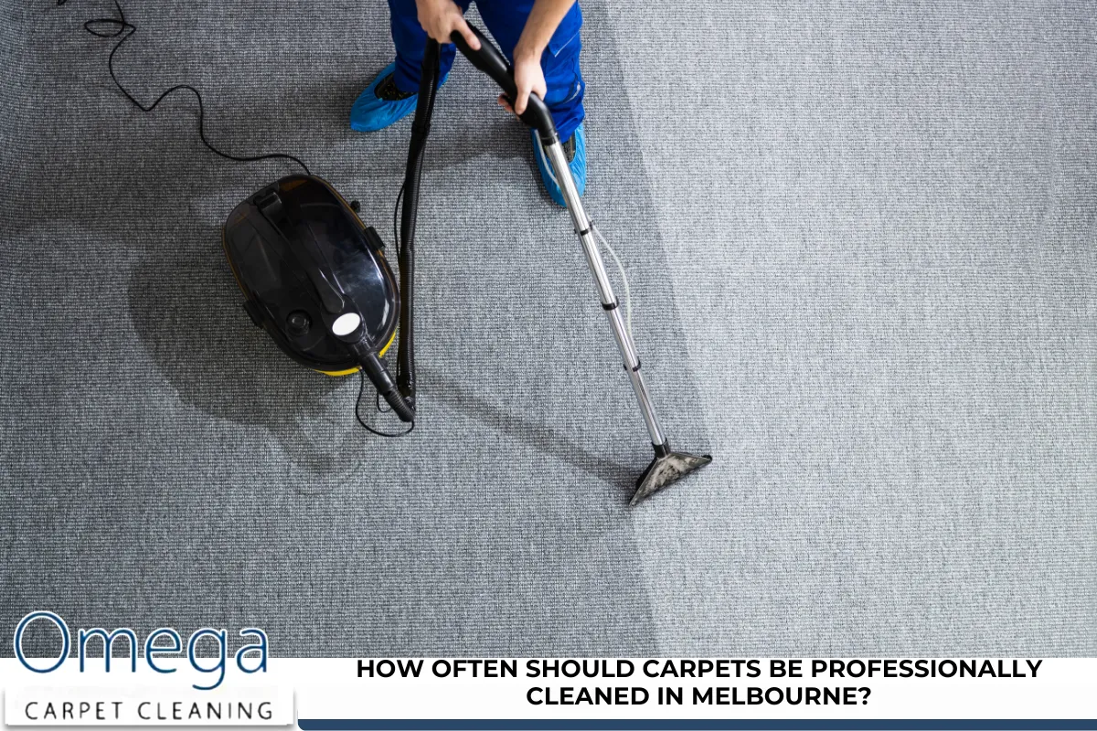How often should carpets be professionally cleaned in Melbourne?
