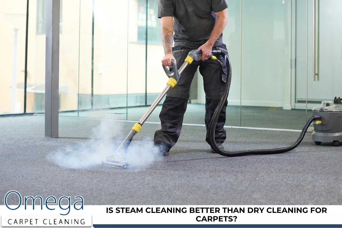 Is steam cleaning better than dry cleaning for carpets?