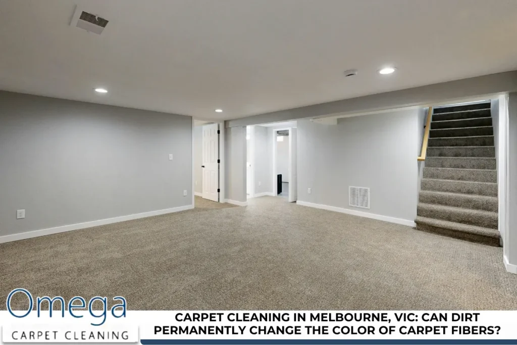 Carpet Cleaning in Melbourne, VIC: Can Dirt Permanently Change the Color of Carpet Fibers?
